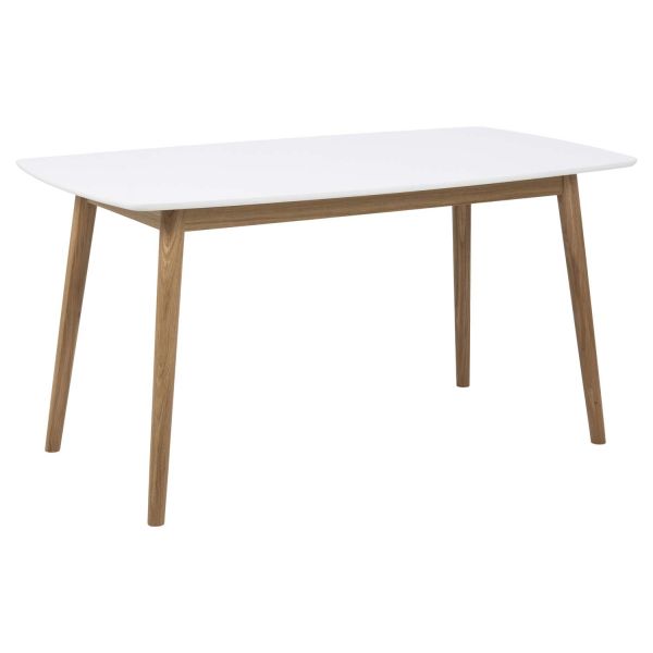Dining table NAGANO 150x80xH75,5cm, white