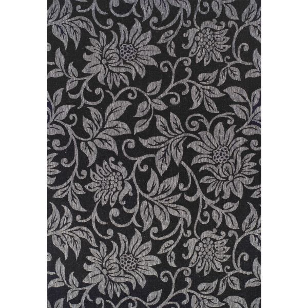 Kājslauķis DAWN FOAM DOOR-9 50x80cm, melna/pelēks