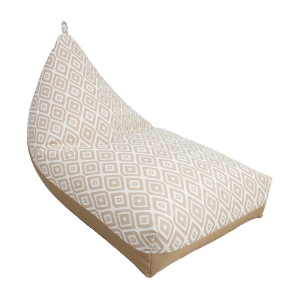 Bean bag ROMB 130x80x20/70cm, beige