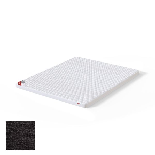 Top mattress TOP LATEX LUX VERANO 180x200cm, dark grey