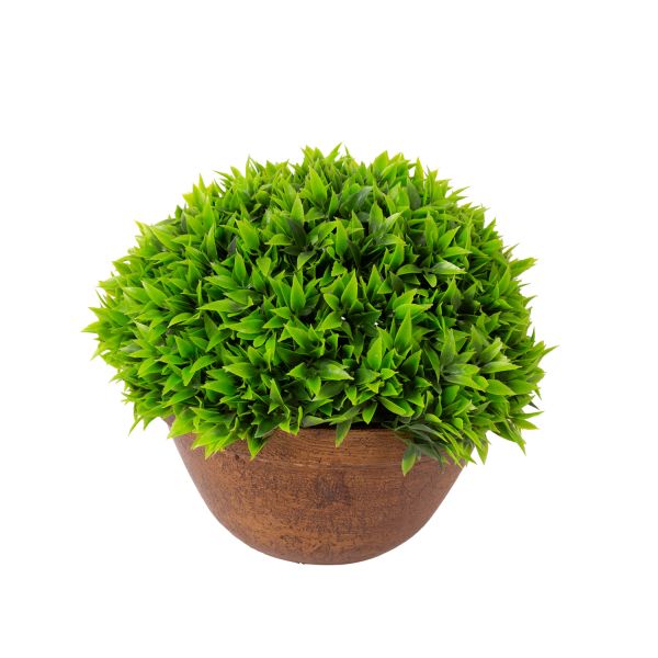 Mākslīgais zieds GREENLAND podiņā, brūns