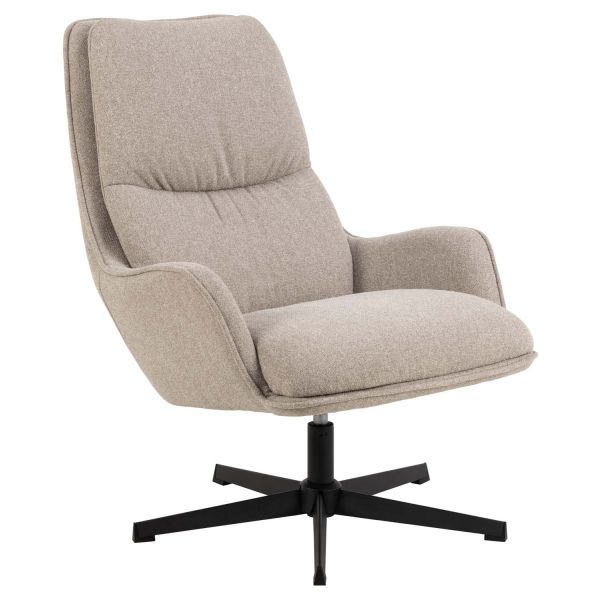 Lounge chair BOSLEY beige
