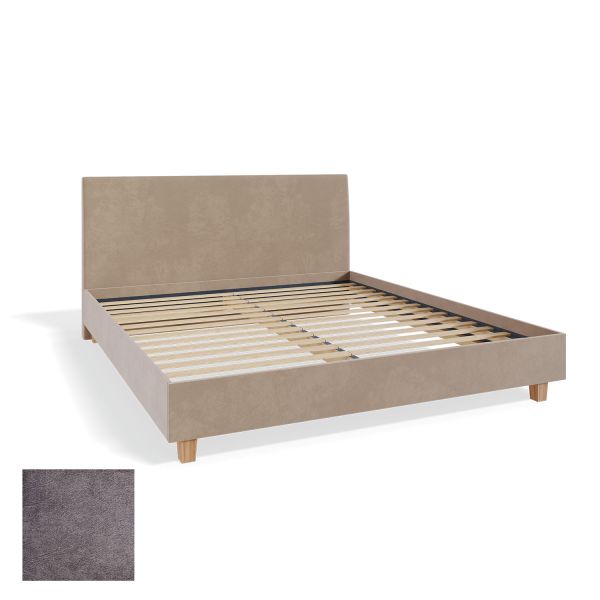 Bed RED MODULAR HARRISSON 180x200cm, grey