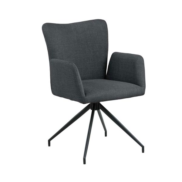 Стул LAURA с подлокотниками, серый