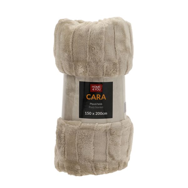 Plaid CARA 150x200cm, beige