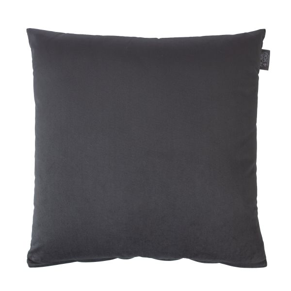 Pillow VELVET NEW 50x50cm, with zipper, grey