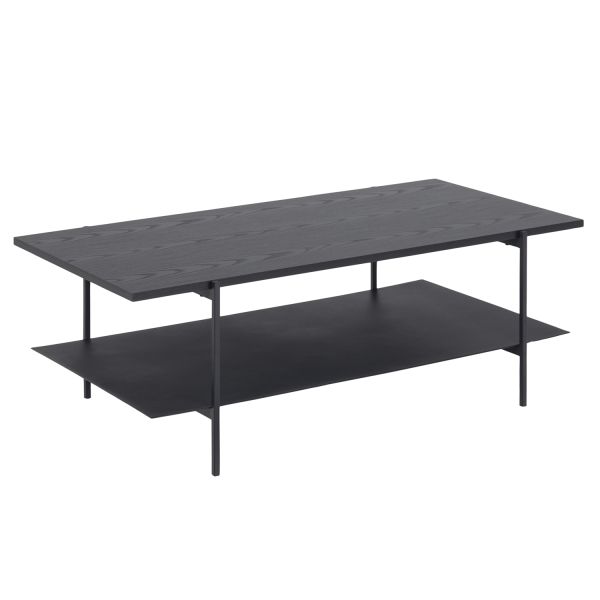 Coffee table ANGUS, 115x60xH40cm, black