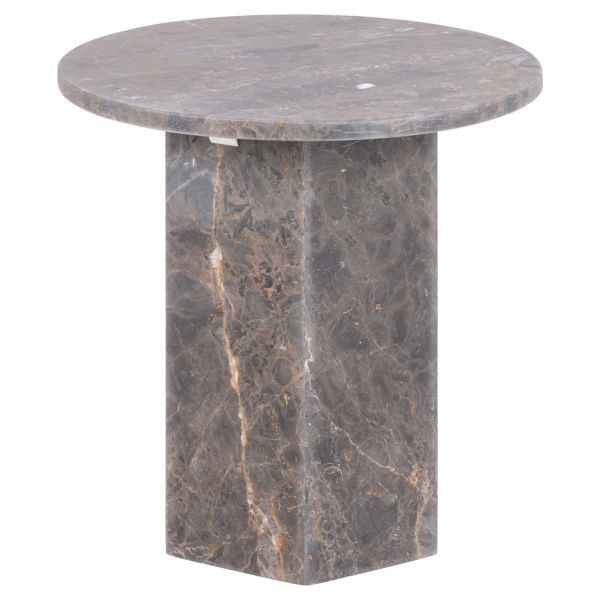 Side table NAXOS D50xH50cm, brown