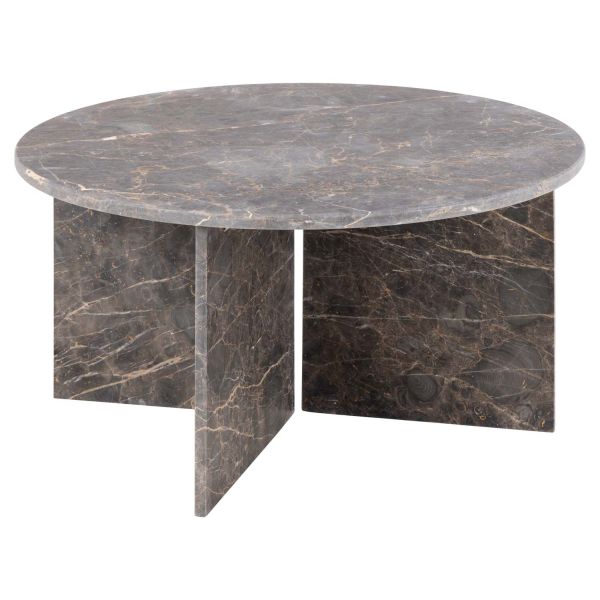 Coffee table VEGA D90xH42cm, brown