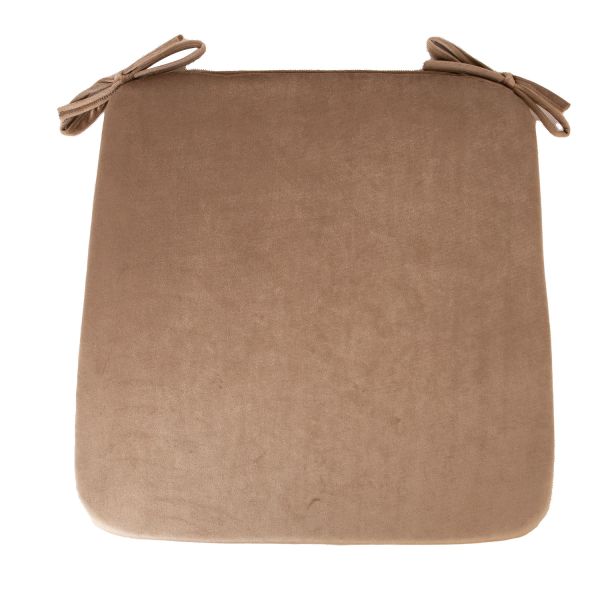 Krēsla pārseg VELVET 39x39x2,5cm, zeltaini beež