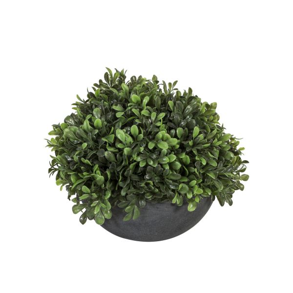 Mākslīgs zieds / augs IN GARDEN D24xH19cm, zaļš, pelēks puķupods