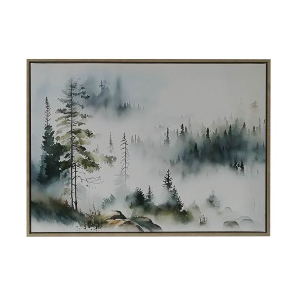 Wall art WALLY 45x60cm, misty forest
