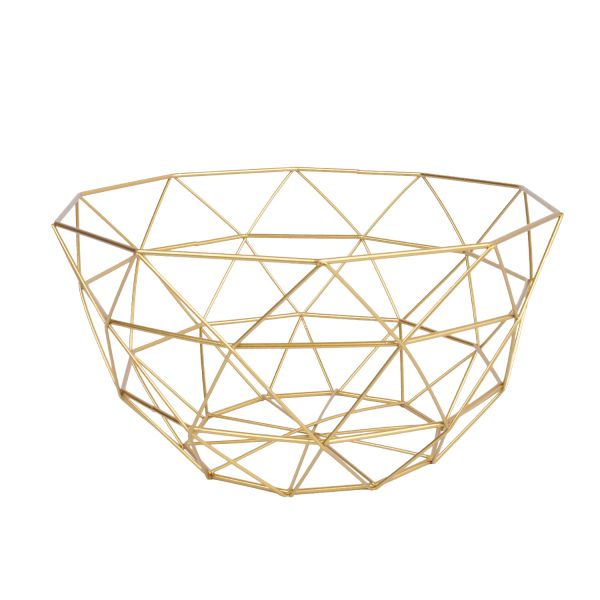 Svečturis NISSA D26xH13cm, zeltains