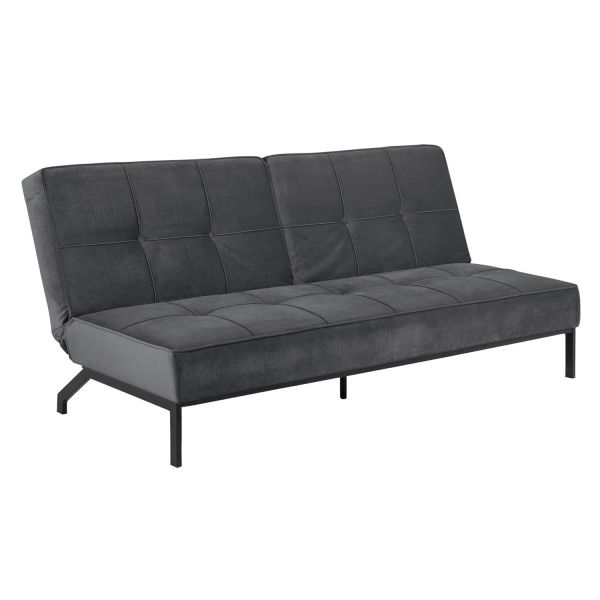 Sofa bed PERUGIA dark grey