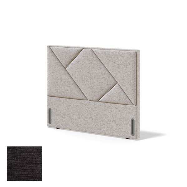 Galvgaļi RED/BLACK GEOMETRY VERANO 160cm, tumši pelēks