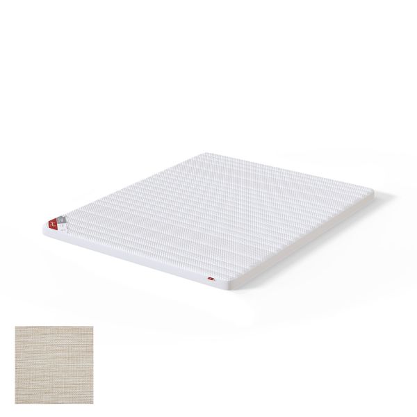 Top mattress TOP LATEX LUX MANGO 180x200cm, light beige