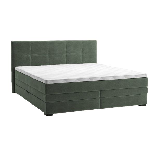 Continental bed JEEP 160x200cm, green
