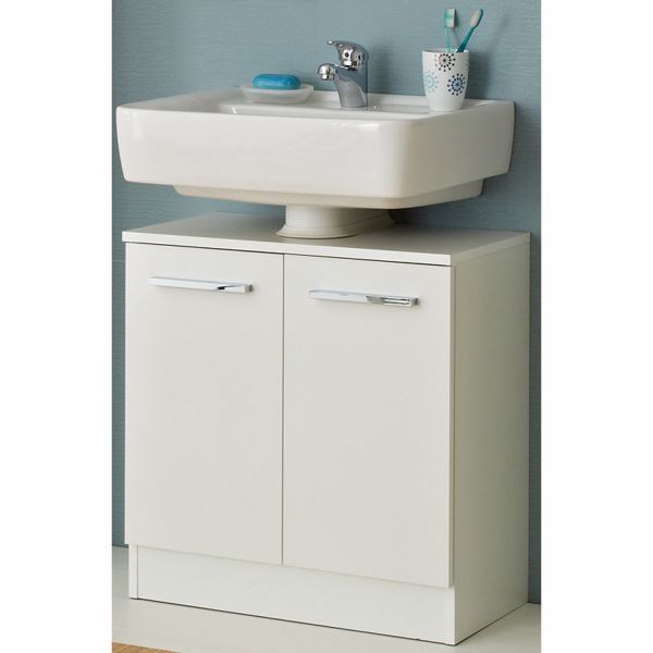 Washbasin cabinet 335, 60x33xH62cm, white