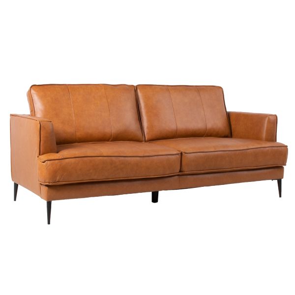 Sofa LEO 3-seater, light brown