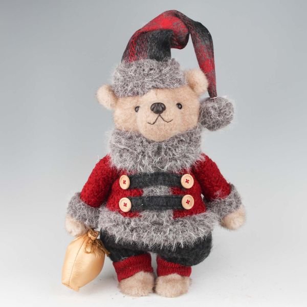 Decoration FAB ARON H78cm, Christmas bear, boy
