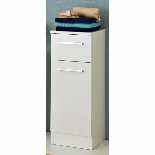 Lower bathroom cabinet 335, 30x33xH81cm, white
