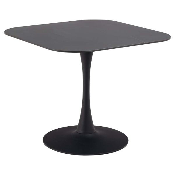 Dining table MALTA 90x90xH75cm, black