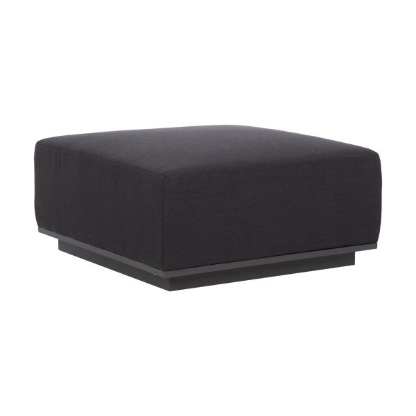 Pufs FULLER 83x83xH42cm, tumši pelēks