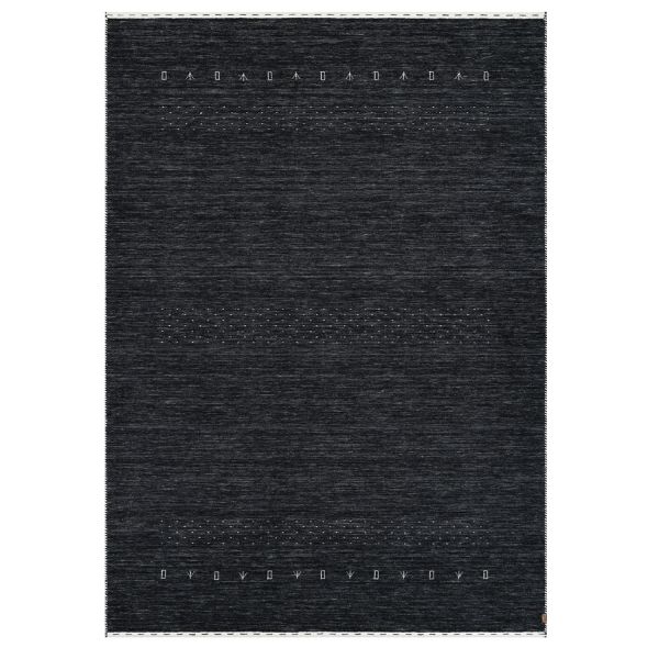 Wool carpet TORNIO 160x230cm, charcoal