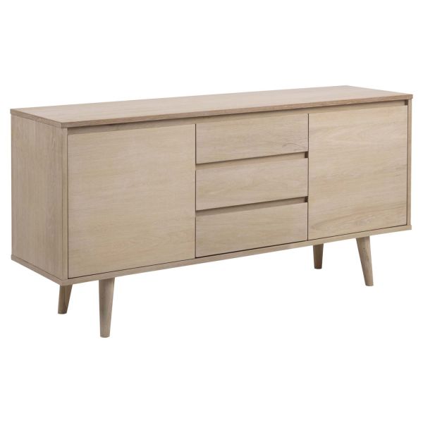 Sideboard NAGANO 40x150xH75cm, light oak