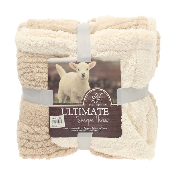 Plaid ULTIMATE XL 200x230cm, beige