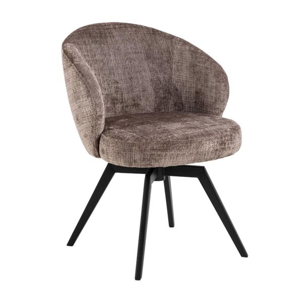 Обеденный стул с подлокотниками DARLENE коричневый