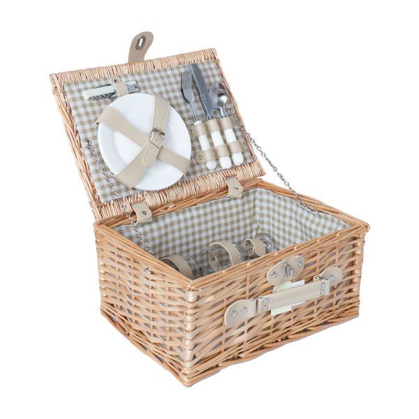 Picnic basket for 2 people, 37x27xH18cm