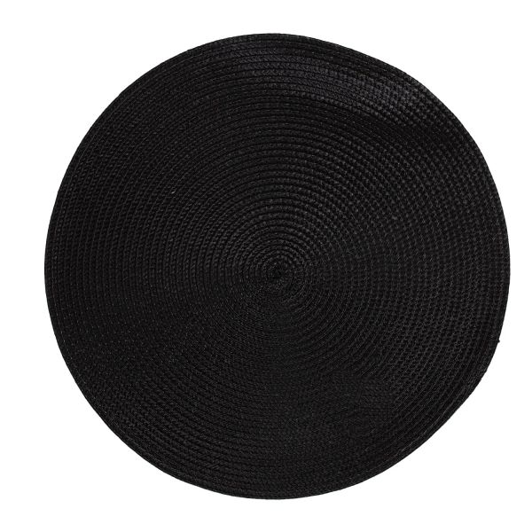 Placemat SELMA D38cm, black