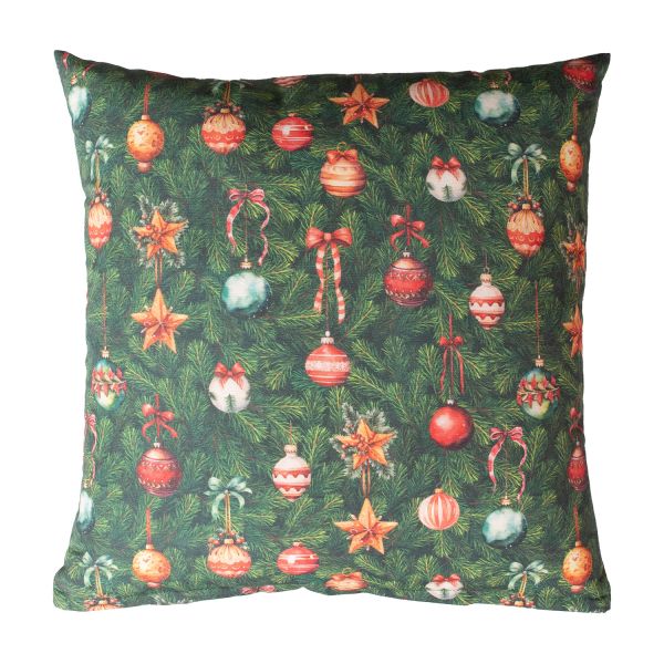 Pillow CHRISTMAS NEW 45x45cm, Christmas decorations on the tree