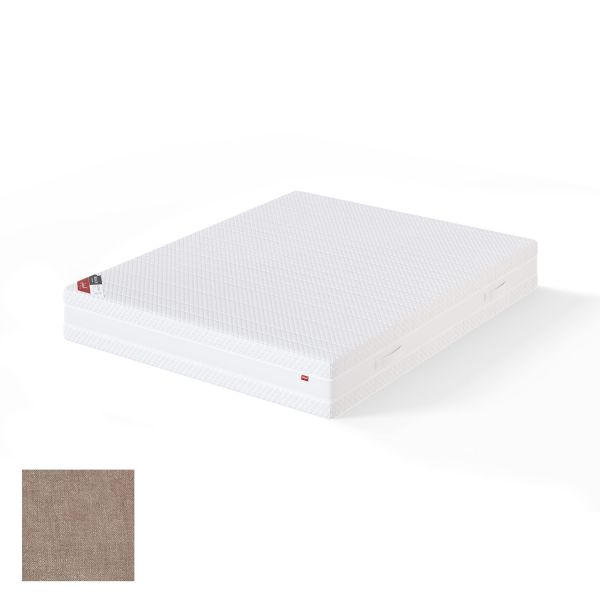 Spring mattress BLACK MULTIPOCKET CLIFF 140x200cm, firm, beige