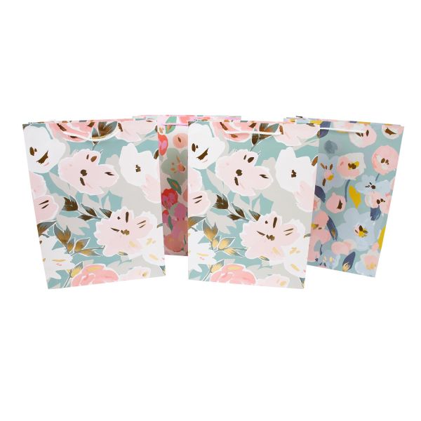 Dāvanu maisiņš FLOWER, 31x42x12cm, mix