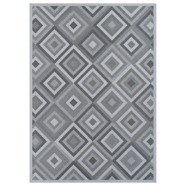 Carpet TAHULA 140x200cm, silver