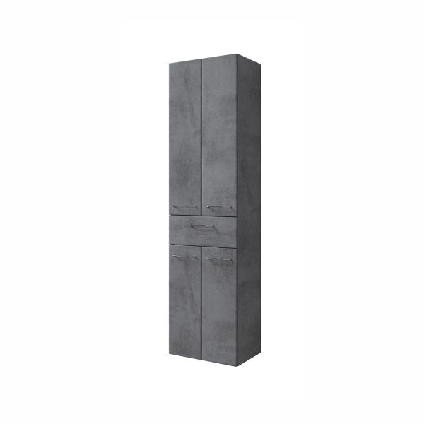 Tall bathroom cabinet 945, 50x33xH186cm, dark grey