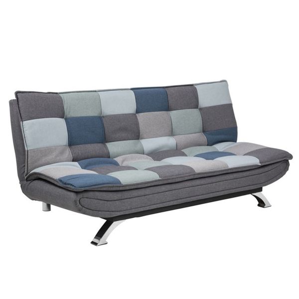 Sofa bed FAITH grey/blue