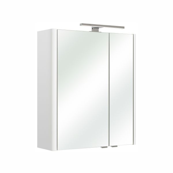 Mirror cabinet with LED lighting 36, 60x20xH70cm, white