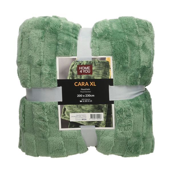 Plaid CARA XL 200x230cm, green