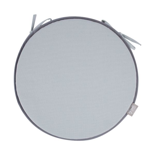 Cushion MY COTTON for chair D39cm, light grey
