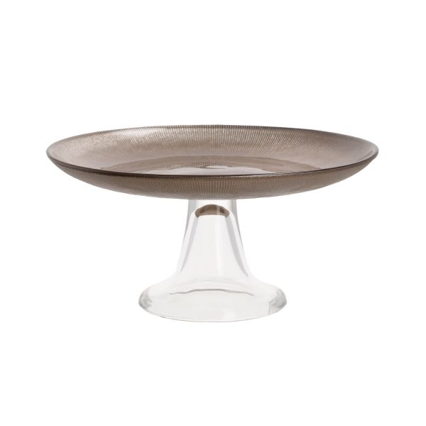 Glass platter CAKE PLATE D22cm