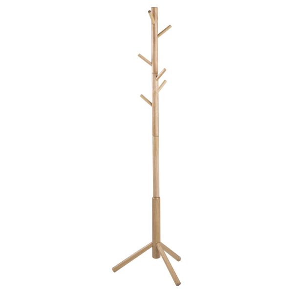 Coat rack BREMEN H176cm, natural