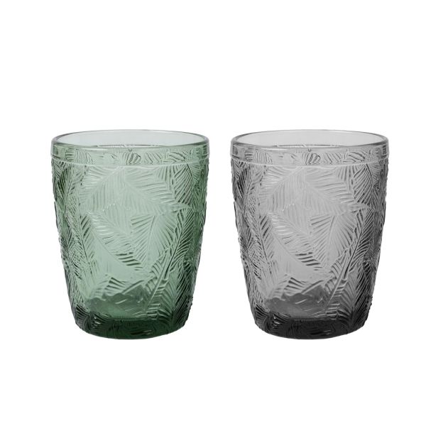 Drinking glass LEAF 250ml low, mix
