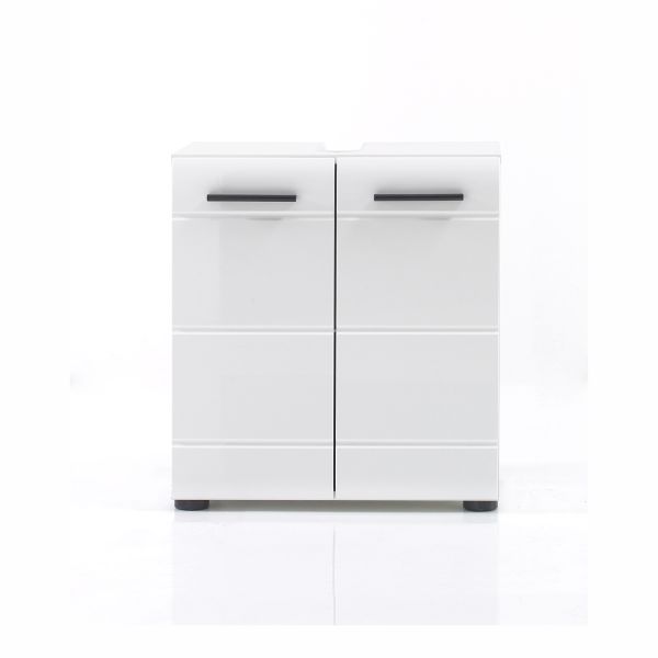 Washbasin cabinet SKIN 60x31xH56cm, white gloss