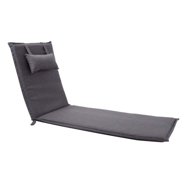 Krēsla pārsegs WICKER 55x195x3cm, tumši pelēks