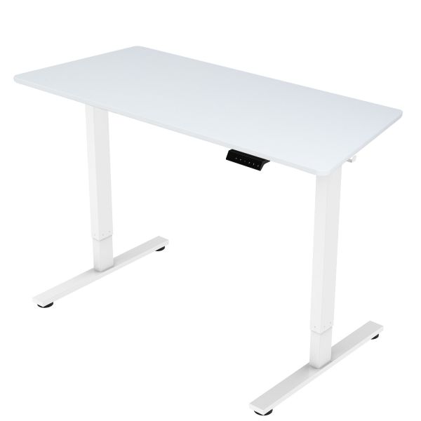 Desk ERGO FIT with 1 motor 120x60xH71,5-116cm, white