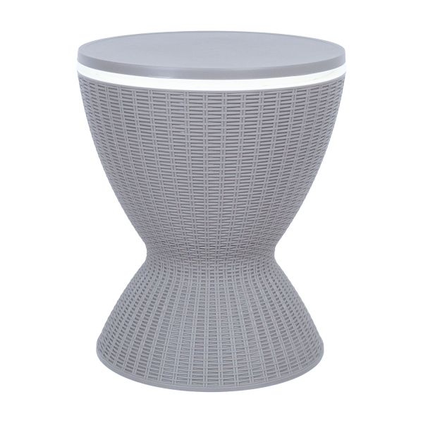 Bar set BELLE 3 in 1, grey plastic