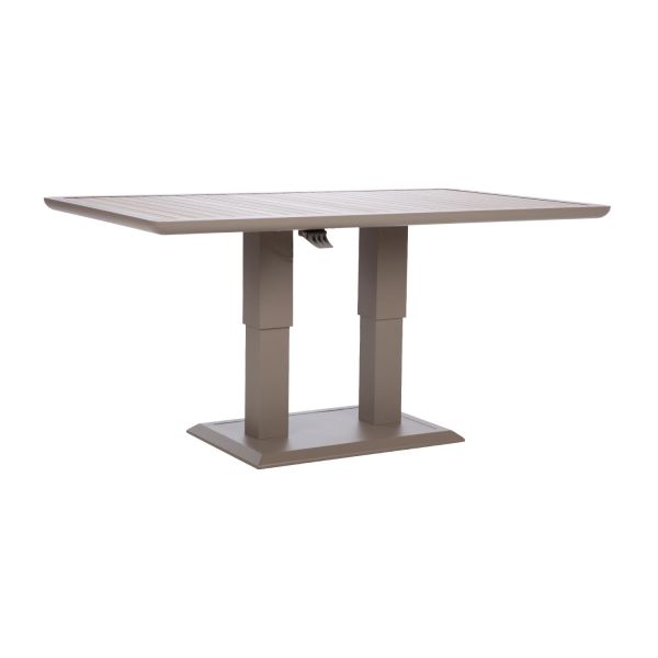 Table MARENDA 150x90xH2-75cm, greyish beige